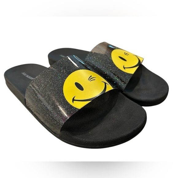 Joe Boxer Happy Face Slides / Sandals - Women's Size 11 - Picture 4 of 8
